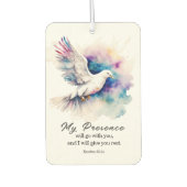 Exodus 33:14 Meine Gegenwart geht mit deiner Bibel Autolufterfrischer (Vorderseite)