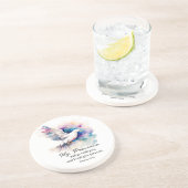 Exodus 33:14 Meine Gegenwart geht mit deiner Bibel Getränkeuntersetzer (Seite)