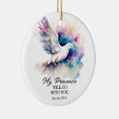 Exodus 33:14 Meine Gegenwart geht mit deiner Bibel Keramik Ornament (Rechts)