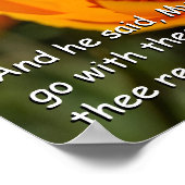 Exodus 33:14 poster (Ecke)