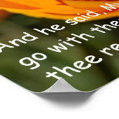 Exodus 33:14 poster (Ecke)