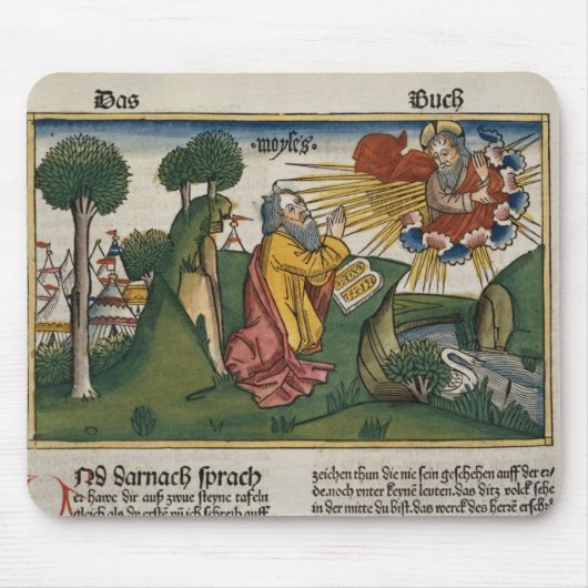 Exodus 34 1-10 Moses empfängt die zweiten Mousepad (Vorne)