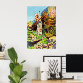 Exodus 3 Gott spricht von einem brennenden Bush-Po Poster (Heimbüro)