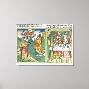 Exodus 8 1-15 die sieben Pest von Ägypten: Moses Leinwanddruck