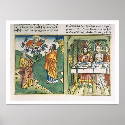 Exodus 8 1-15 Die sieben Plagen Ägyptens: Mose und Poster (Vorne)