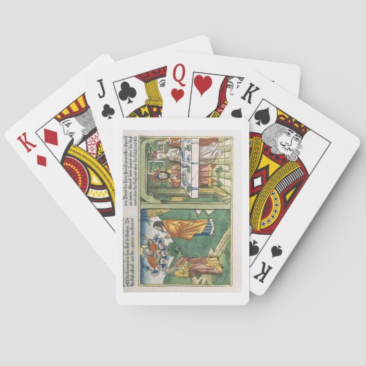 Exodus 8 1-15 Die sieben Seuchen Ägyptens: Moses a Spielkarten (Rückseite)