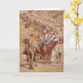 Exodus aus Ägypten. Fine Art Passover Grußkarte Karte (Gelbe Blume)