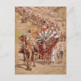 Exodus aus Ägypten. Passover Fine Art Postkarte