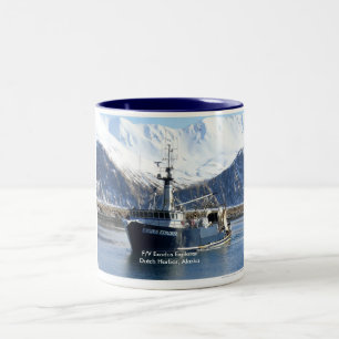 Exodus-Forscher, Schleppnetzfischer im Zweifarbige Tasse