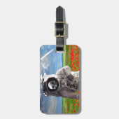 Exodus-Gepäckmarke Gepäckanhänger (Vorderseite vertikal)