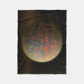 Exoplanet 55 Cancri E und seine geschmolzene Oberf Fleecedecke (Vorderseite)