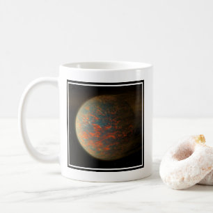 Exoplanet 55 Cancri E und seine geschmolzene Oberf Kaffeetasse