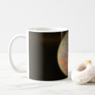Exoplanet 55 Cancri E und seine geschmolzene Oberf Kaffeetasse