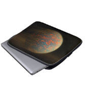 Exoplanet 55 Cancri E und seine geschmolzene Oberf Laptopschutzhülle (Vorne Knopf)