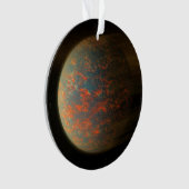 Exoplanet 55 Cancri E und seine geschmolzene Oberf Ornament (Vorderseite)