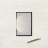 Exoplanet 55 Cancri E und seine geschmolzene Oberf Post-it Klebezettel (Auf Schreibtisch)