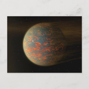 Exoplanet 55 Cancri E und seine geschmolzene Oberf Postkarte