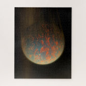 Exoplanet 55 Cancri E und seine geschmolzene Oberf Puzzle (Vertikal)