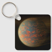 Exoplanet 55 Cancri E und seine geschmolzene Oberf Schlüsselanhänger (Vorderseite)