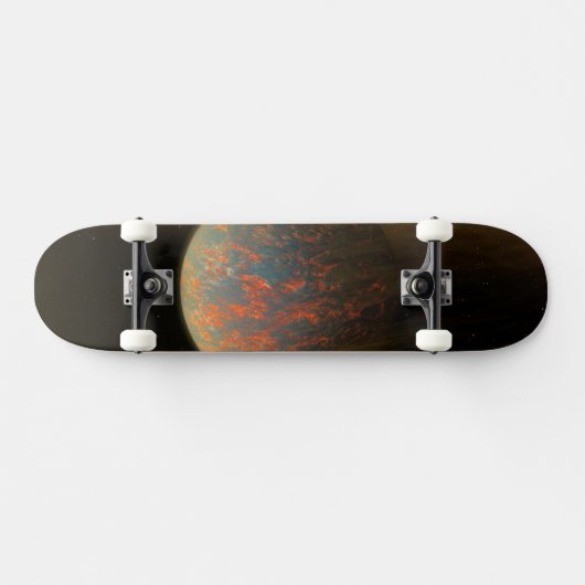 Exoplanet 55 Cancri E und seine geschmolzene Oberf Skateboard (Horizontal)