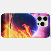 Exoplanet-Gelände Case-Mate iPhone Hülle (Rückseite (Horizontal))