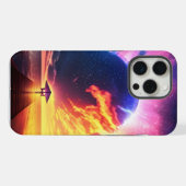 Exoplanet-Gelände iPhone Hülle (Rückseite (Horizontal))