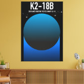 Exoplanet K2-18b Leinwanddruck (Insitu (Wohnzimmer))