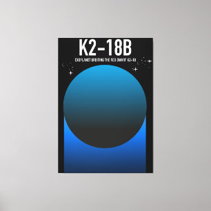 Exoplanet K2-18b Leinwanddruck