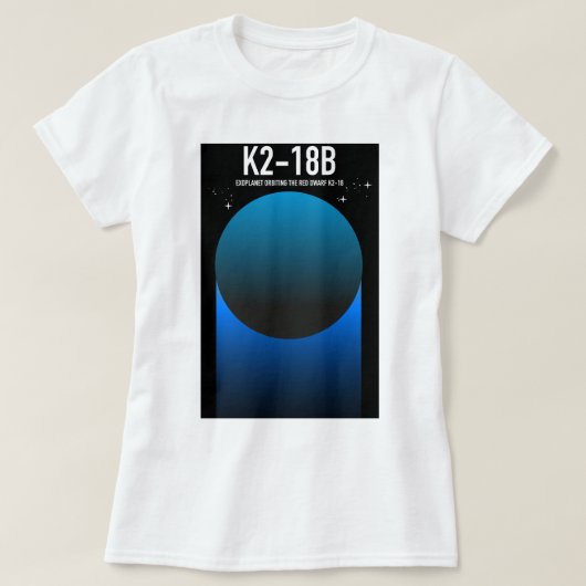 Exoplanet K2-18b T-Shirt (Design vorne)