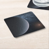 Exoplanet Ogle-2016-Blg-1195lb Orbits a Small Star Rechteckiger Pappuntersetzer (angewinkelt)