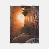 Exoplanet Trappist-1f von der Icy Night Seite. Fleecedecke (Vorderseite)