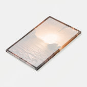 Exoplanet Trappist-1f von der Icy Night Seite. Post-it Klebezettel (angewinkelt)