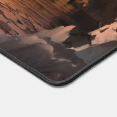 Exoplanet Trappist-1f von der Icy Night Seite. Schreibtischunterlage (Ecke)