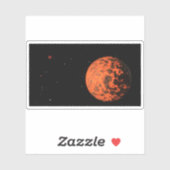 Exoplanet UCF-1.01 Orbit eines Sterns namens GJ 43 Aufkleber (Blatt)