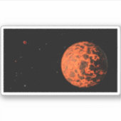 Exoplanet UCF-1.01 Orbit eines Sterns namens GJ 43 Aufkleber (Vorderseite)