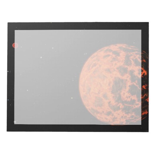 Exoplanet UCF-1.01 Orbit eines Sterns namens GJ 43 Notizblock (Vorderseite)