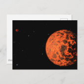 Exoplanet UCF-1.01 Orbit eines Sterns namens GJ 43 Postkarte (Vorne/Hinten)