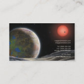 Exoplanet Visitenkarte (Rückseite)