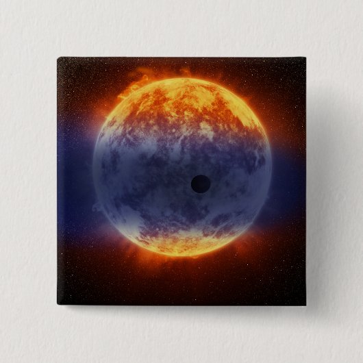 Exoplanet-Wolke GJ 3470b Button (Vorderseite)