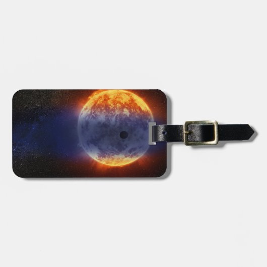 Exoplanet-Wolke GJ 3470b Gepäckanhänger (Vorderseite horizontal)