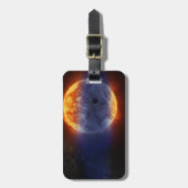 Exoplanet-Wolke GJ 3470b Gepäckanhänger (Vorderseite vertikal)