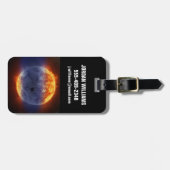 Exoplanet-Wolke GJ 3470b Gepäckanhänger (Vorderseite horizontal)