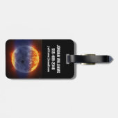 Exoplanet-Wolke GJ 3470b Gepäckanhänger (Rückseite horizontal)