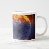 Exoplanet-Wolke GJ 3470b Jumbo-Tasse (Rechts)