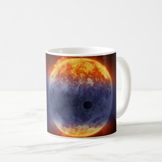 Exoplanet-Wolke GJ 3470b Kaffeetasse (VorderseiteRechts)