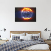 Exoplanet-Wolke GJ 3470b Leinwanddruck (Insitu (Schlafzimmer))