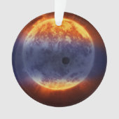 Exoplanet-Wolke GJ 3470b Ornament (Vorderseite)