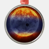 Exoplanet-Wolke GJ 3470b Ornament Aus Metall (Vorne)