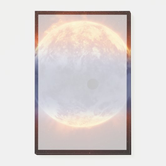 Exoplanet-Wolke GJ 3470b Post-it Klebezettel (Vorderseite)