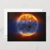 Exoplanet-Wolke GJ 3470b Postkarte (Vorne/Hinten)